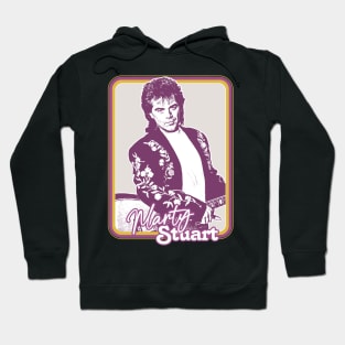 Marty Stuart /// Retro Country Fan Art Design Hoodie